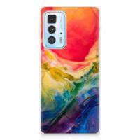 Smartphone hoesje Motorola Edge 20 Pro Watercolor Dark