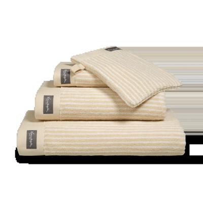 Vandyck Vandyck Home Towel Petit Ligne bleachedsand gastendoekje 30x50