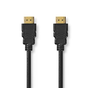 HDMI Kabel | HDMI Connector | HDMI Connector | 8K@60Hz | eARC | Verguld | 3.00 m | PVC | Zwart