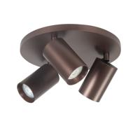Highlight OpbouwspotMila 3-lichts rond choco - S7492.04
