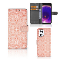 OPPO Find X5 Pro Telefoon Hoesje Pattern Orange - thumbnail