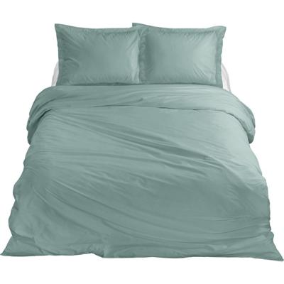 Ten Cate Katoen Satijnen Eenpersoons Dekbedovertrek 140x200/220 cm Mint