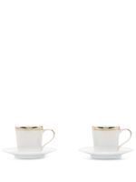 Ralph Lauren Home lot de 2 set à expresso Wilshire en porcelaine - Blanc