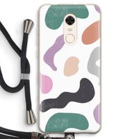 Memphis Shapes: Xiaomi Redmi 5 Transparant Hoesje met koord