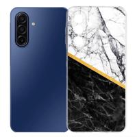 TPU Hoesje Samsung Galaxy A17 - Marble White Black Backcover TPU Hoesje Samsung Galaxy A17 - Marble White Black Backcover