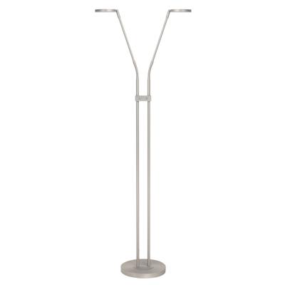 Highlight Design leeslampPalma nikkel Ø 25cm dubbel - V4002.30