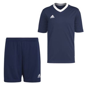 adidas Entrada 22 Trainingsset Kids Donkerblauw Wit