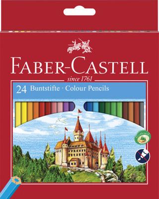 Faber Castell fc-120124 kleurpotloden eco in kartonnen etui a 24st.