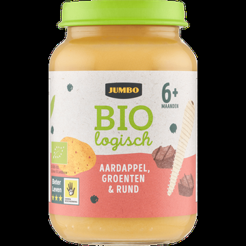 Jumbo Babyvoeding Biologisch Aardappel, Groenten & Rund 6+ Maanden 190 g