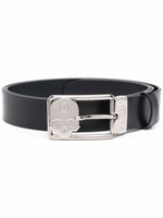 Philipp Plein ceinture en cuir à boucle - Noir