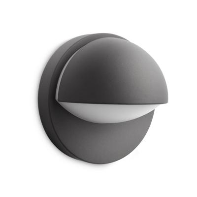 June buitenwandlamp antraciet - Philips