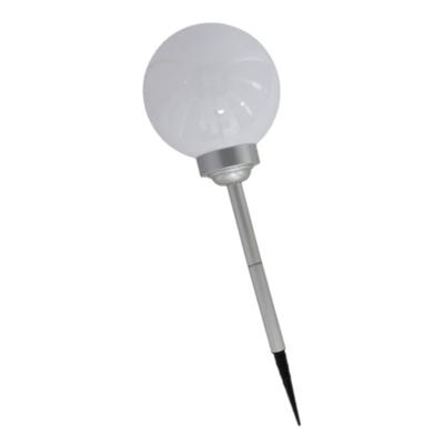 Gerimport Solar tuinlamp/prikspot grote bol - op zonne-energie - H56 cm - tuinverlichting