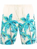 Palm Angels short de bain à imprimé palmier - Blanc