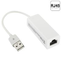 USB 2.0 Ethernet Adapter voor Tablet PC / Android TV, Kabel lengte: 20 cm wit