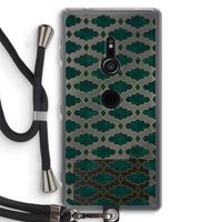 Moroccan tiles: Sony Xperia XZ2 Transparant Hoesje met koord