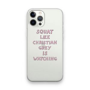 Christian Grey: iPhone 12 Pro Max Transparant Hoesje