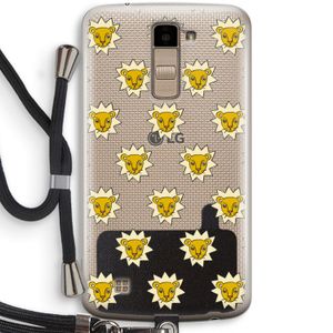 Leeuwenkoppen: LG K10 (2016) Transparant Hoesje met koord