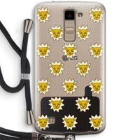Leeuwenkoppen: LG K10 (2016) Transparant Hoesje met koord