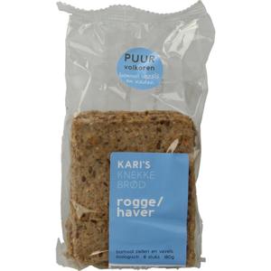 Kari&apos;s Crackers Knekkebrod rogge/haver bio