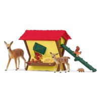 schleich FARM WORLD De bosdieren voeren - 42658