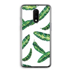 Lange bladeren: OnePlus 7 Transparant Hoesje