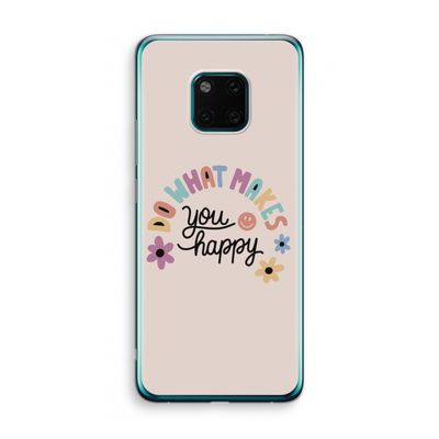 Happy days: Huawei Mate 20 Pro Transparant Hoesje