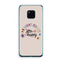 Happy days: Huawei Mate 20 Pro Transparant Hoesje
