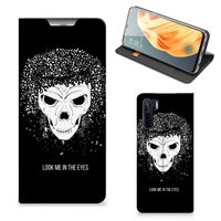 Mobiel BookCase OPPO Reno3 | A91 Skull Hair