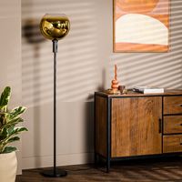 BASE Vloerlamp Mirel 160 cm - Goud