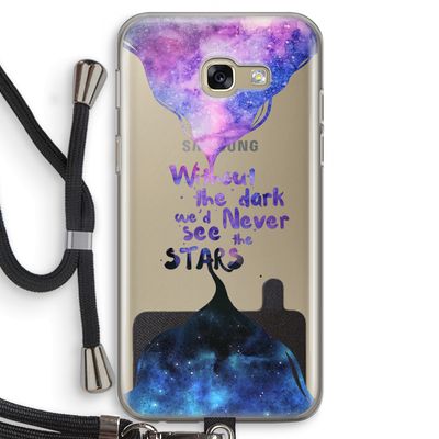 Stars quote: Samsung Galaxy A5 (2017) Transparant Hoesje met koord