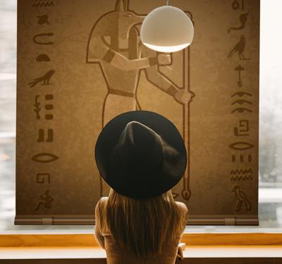 Egyptische god seth raambekleding origineel