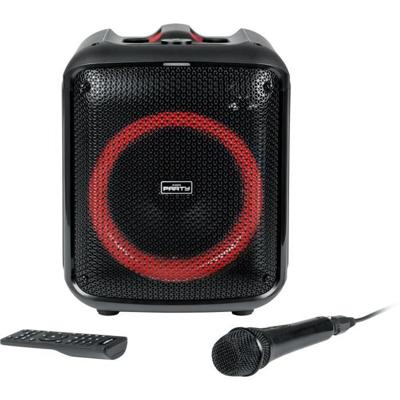 BIGBEN PARTYBTHPMAX - Draadloze lichtluidspreker - Bluetooth 5.3 - 200W - USB, SD, Aux-In - Bedrade microfoon (ideaal Karaoke)