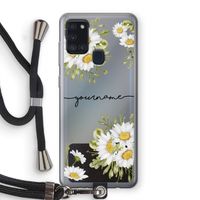 Daisies: Samsung Galaxy A21s Transparant Hoesje met koord