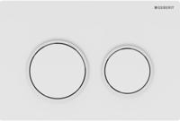 Geberit Omega 20 bedieningspaneel wit voor Geberit Omega inbouwreservoir 12cm
