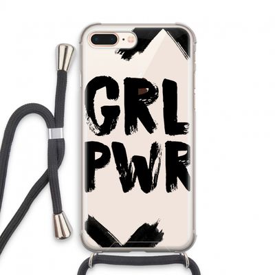 Girl Power #2: iPhone 7 PLUS Transparant Hoesje met koord