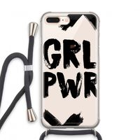 Girl Power #2: iPhone 7 PLUS Transparant Hoesje met koord