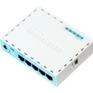 Mikrotik RB750GR3 Ethernet LAN Turkoois, Wit bedrade router