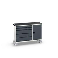 Bott Verso Montagewagen | 5 Lades | 1 Deur | Afrolrand | RAL 7016 - 16927152.19
