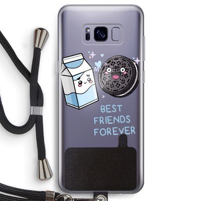 Best Friend Forever: Samsung Galaxy S8 Transparant Hoesje met koord