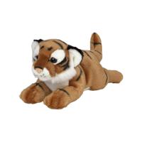 Nature Planet Pluche bruine baby tijger knuffel - 33 cm - Wilde dieren knuffels