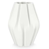 VT WONEN Vaas Porcelein 3D Print Stripes 28x20cm Creme