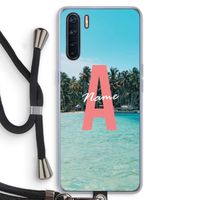 Pacific Dream: Oppo A91 Transparant Hoesje met koord Pacific Dream: Oppo A91 Transparant Hoesje met koord