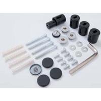 Thermrad | Bevestigingsset | Reserve | Mat zwart