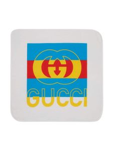 Gucci Kids Deken met logoprint - Wit