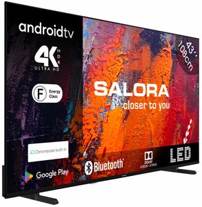 Salora 43UA550 tv 109,2 cm (43") 4K Ultra HD Smart TV Wifi Zwart