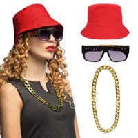 90&apos;s Hip Hop Accessoires Set
