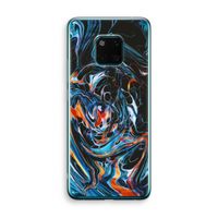Black Unicorn: Huawei Mate 20 Pro Transparant Hoesje Black Unicorn: Huawei Mate 20 Pro Transparant Hoesje