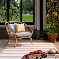 Laura Ashley - Lille Pale Ochre outdoor 480001 - 250x350 cm Vloerkleed