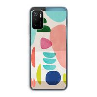 Bold Rounded Shapes: Xiaomi Poco M3 Pro 5G Transparant Hoesje