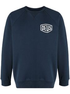 Deus Ex Machina sweat à logo imprimé - Bleu